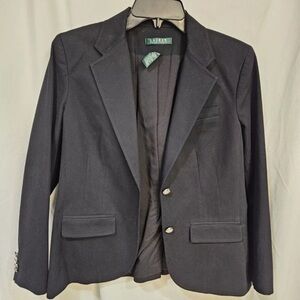 Lauren Ralph Lauren Black 2-Button‎ Blazer Jacket – Size 4